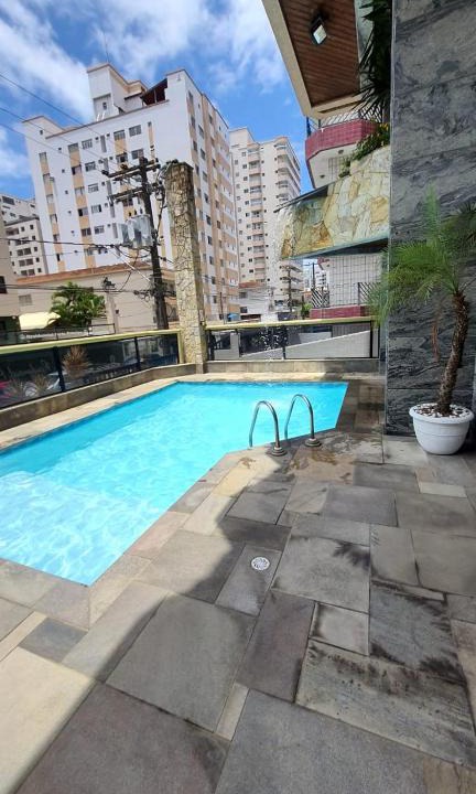 Tupi Apartment | 074 Cantinho da Praia - 1 quarto c/varanda - 200 m da praia - WI FI e com área de lazer - PISCINA e Salão de Jogos e ESTACIONAMENTO GRATUITO