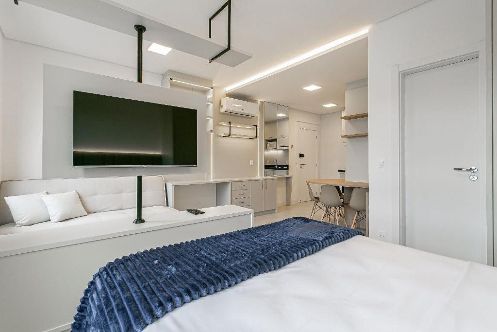 Carvoeira Apartment | 500m da UFSC | Smart TV de 43" #CARV05