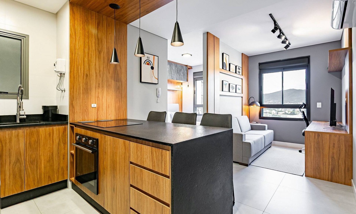 Carvoeira Apartment | 500m from UFSC | 50" Smart TV #CARV03