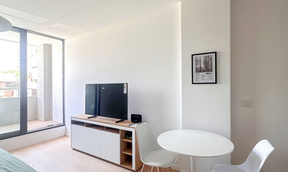 Nunez Apartment | Adorable 1-bedroom studio with AC in Nuñez BA. Close to River, Obras, Cenard