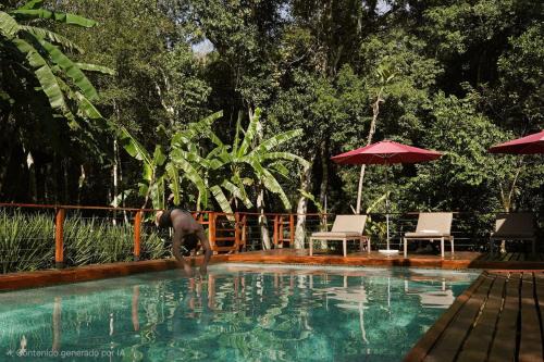El Soberbio Cabin | ANAVÁ Lodge de Selva y Piscina privada
