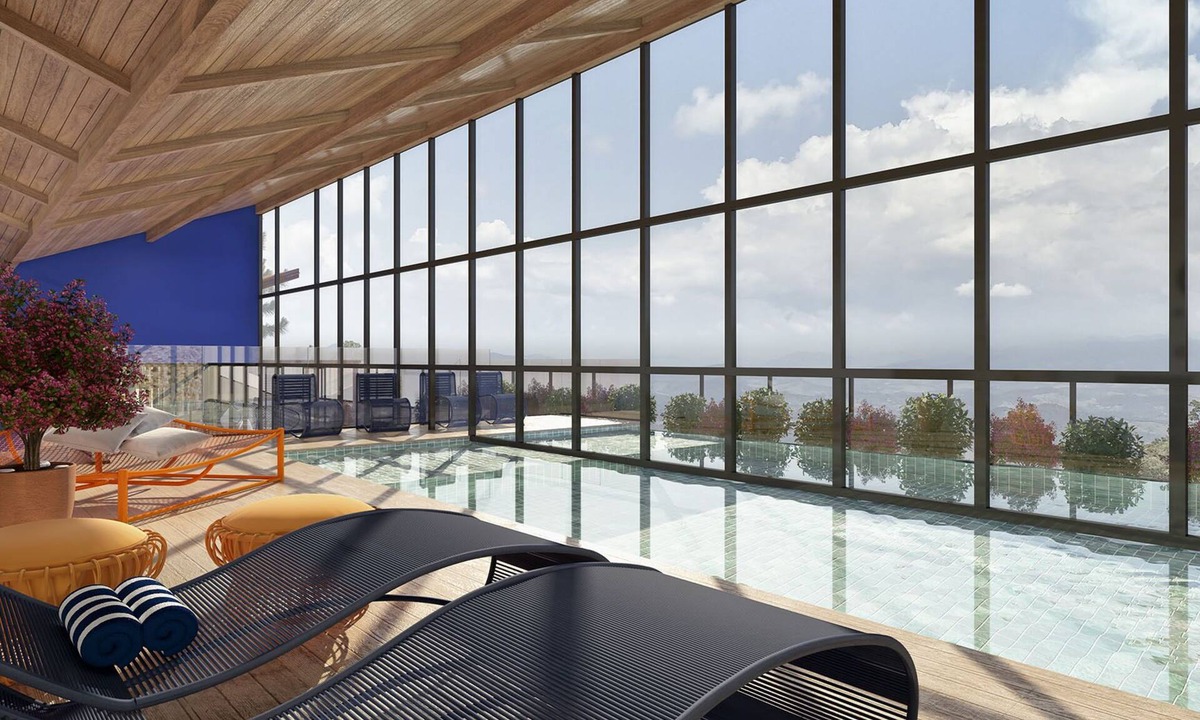 Colinas Capivari Apartment | Aparthotel with private jacuzzi on the balcony