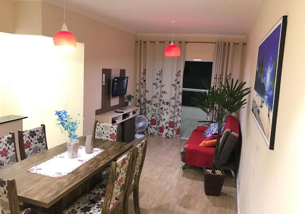 Canto do Forte Apartment | Apartamento no Canto do Forte, Luxuoso e Confortável, 2 Suítes, Varanda Gourmet