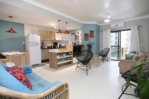 Tombo Apartment | Apartamento Praia do Tombo Guarujá 120m do mar