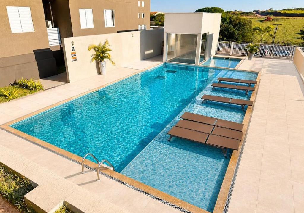 Ourinhos Apartment | Apto com piscina + ar cond+ espaço home office