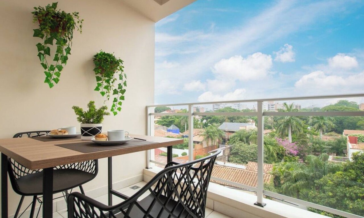 Asuncion Apartment | Asuncion Stylish Stay, Balcony, Grill & Parking