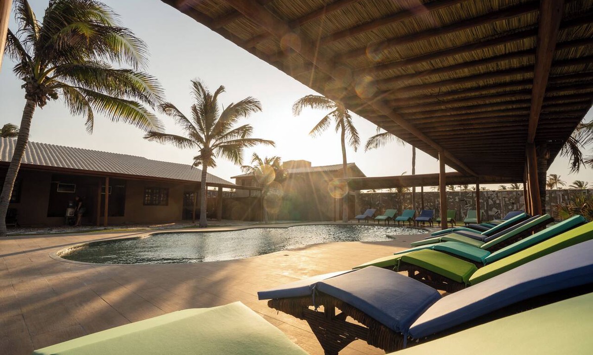 Caponga Apartment | Beach front One Bedroom with Pool and Garden Views