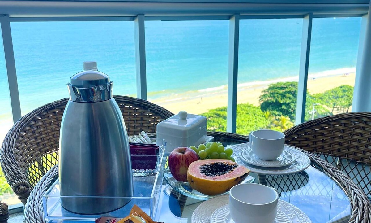 Praia de Itaparica Apartment | Beachfront apartment in Vila Velha, air-conditioned, for up to 4 people!