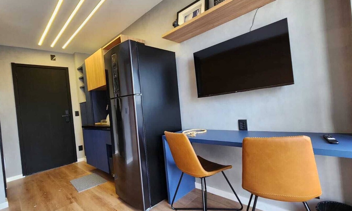 Indianopolis Apartment | Beautiful new studio 1 block from Ibirapuera Shopping Mall