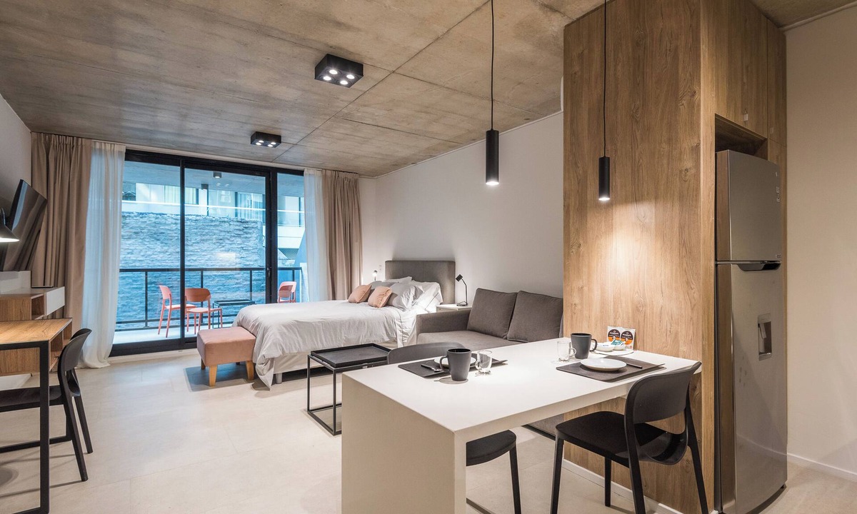 Colegiales Apartment | Brand new elegant studio in Palermo, Buenos Aires for 3 people