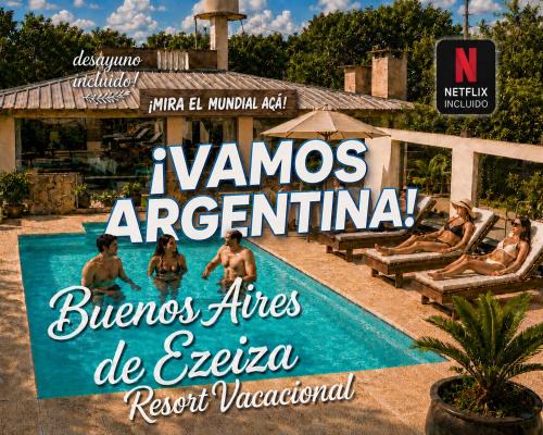 La Union Apartment | Buenos Aires de Ezeiza - Resort Vacacional - Amenities Premium en zonas a compartir - 3 Departamentos full - Desayuno, Netflix y Disney incluidos - Otra forma de Vacacionar