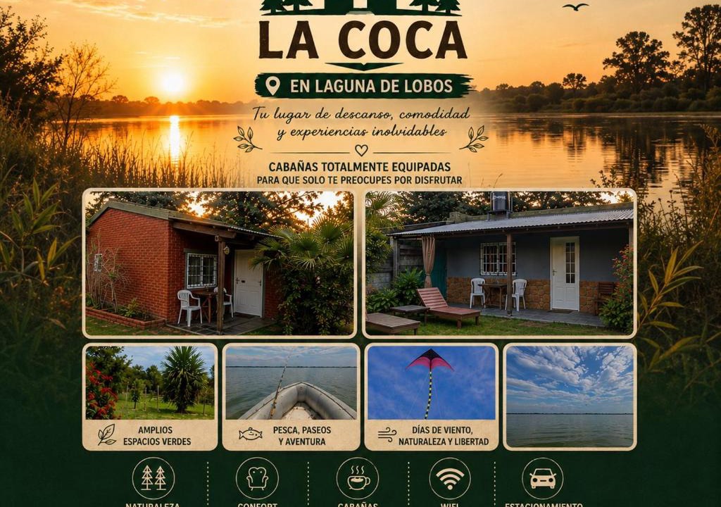 Lobos Apartment | cabañas LA COCA