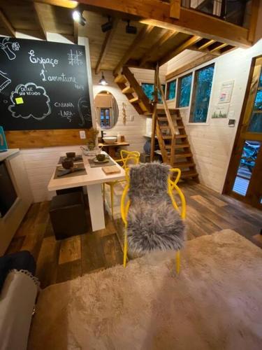 Sao Francisco de Paula Ski Chalet | Cabana Lara, com lareira e muito estilo.