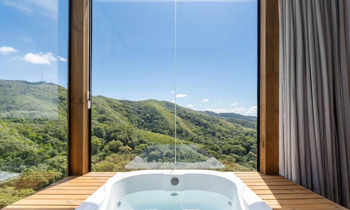 Anitapolis Ski Chalet | Cabin With Fantastic View and Jacuzzi Vst029