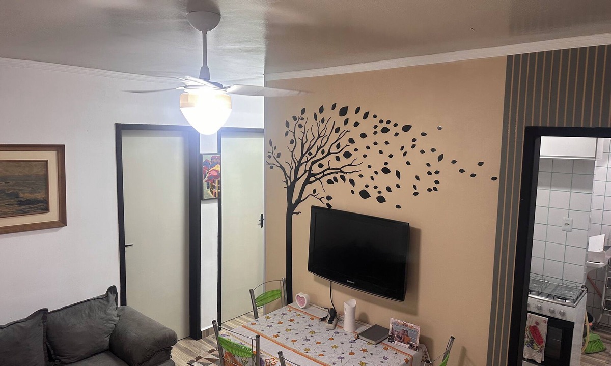 Vila Sonia Apartment | Carnival Vacation for 5 people, Praia Grande