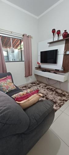 Paranaiba House | Casa aconchegante com garagem Ar próx da UFMS
