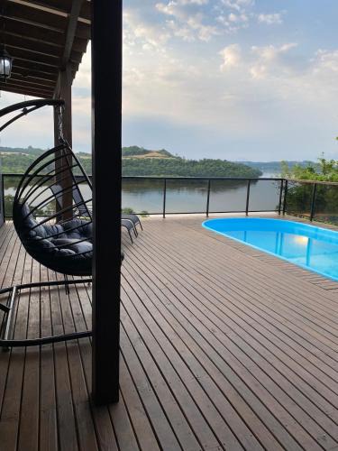 Nova Prata do Iguacu House | Casa Alagado com visão espetacular do Lago
