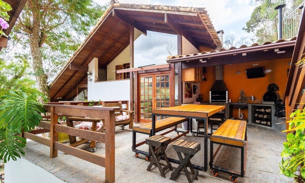 Araras House | Casa com fogão a lenha para 7 | Vale das Videiras