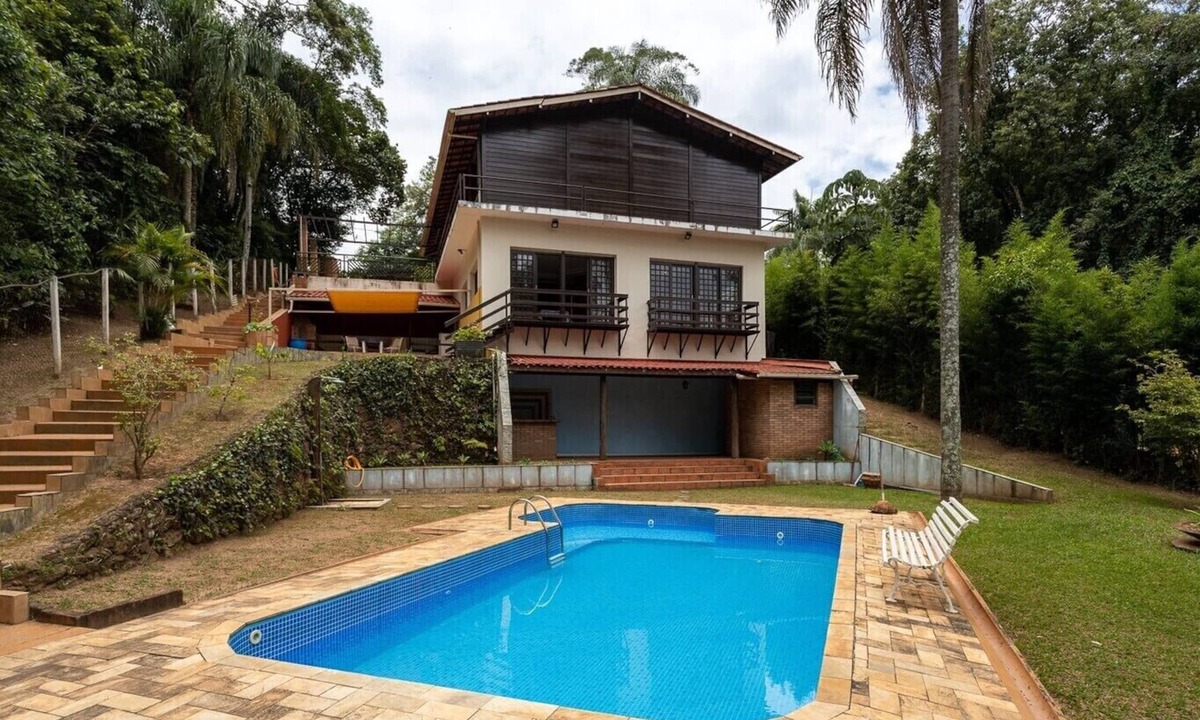 Mairipora House | Casa com piscina, churrasqueira, Wi-Fi e garagem