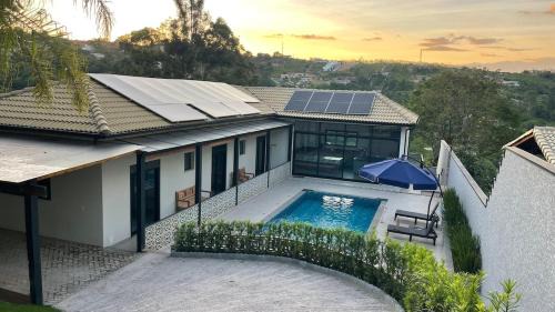 Caiocara House | Casa de Campo Atibaia - Piscina AQUECiDA, linda vista