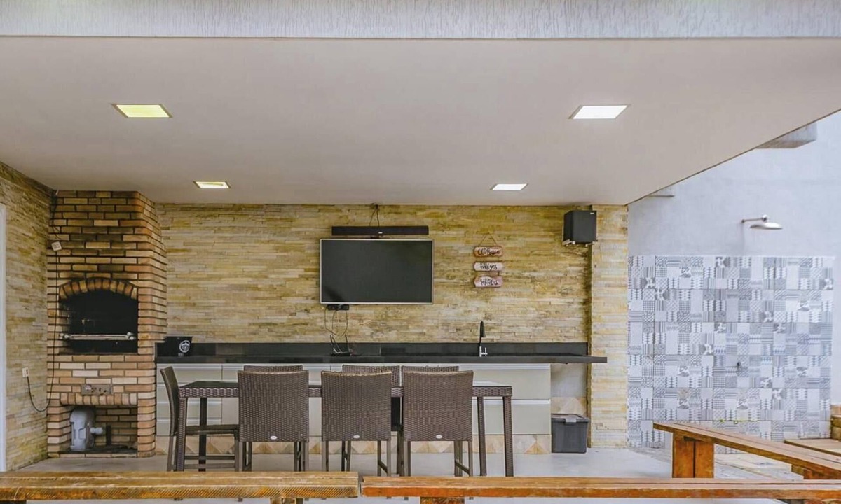 Sao Lourenco House | Casa em Bertioga com Piscina e Churrasqueira