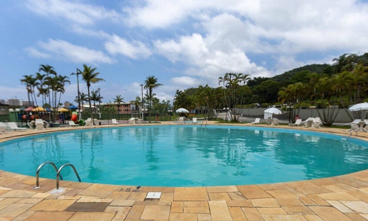 Balneario Cidade Atlantica Ski Chalet | Casa em condomínio com piscina, Wi-Fi e garagem