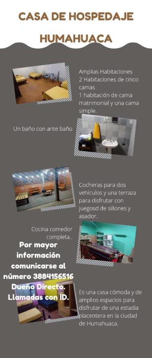 Humahuaca Apartment | Casa hospedaje Enilda