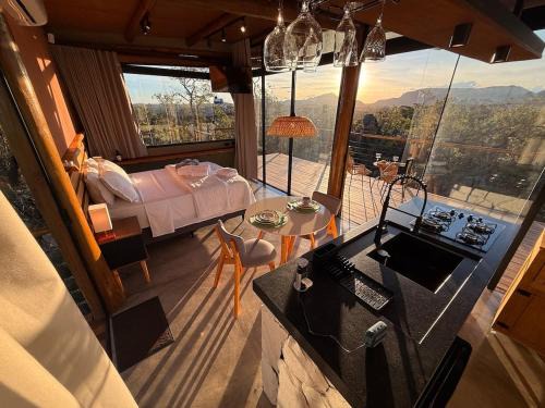 Alto Paraiso de Goias Ski Chalet | Chalé Ipê Amarelo