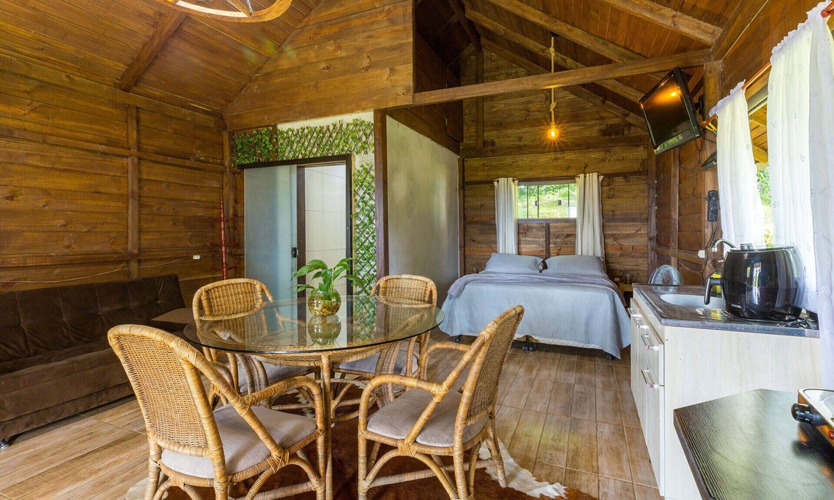Rio do Sul Ski Chalet | Chalé romântico em Rio do Sul com vista do lago