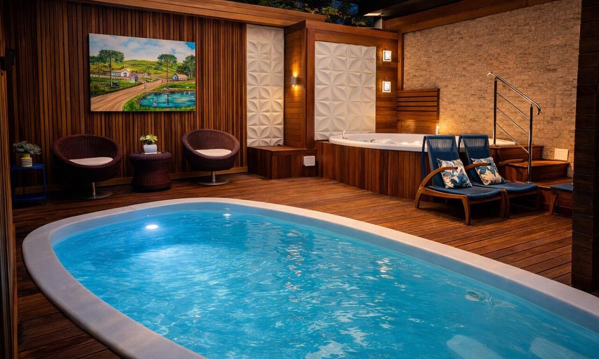 Guabirotuba House | Complete Home | Heated Indoor Pool, Spa, and Home Theater