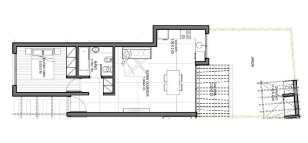 Canning Apartment | Departamento en complejo cerrado con piscina - 1 dormitorio