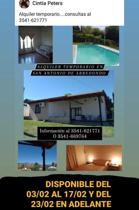 San Antonio de Arredondo Apartment | Dpto SAN ANTONIO DE ARREDONDO