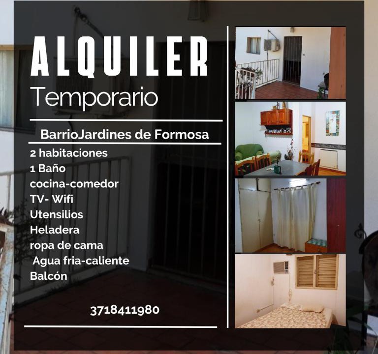 Formosa Apartment | Dpto temporario Jardines de Formosa