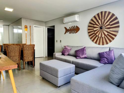 Tombo House | F1- Apto Beira Mar - 2 Suítes e sala c/ar cond 1 Garagem (Em 6X)