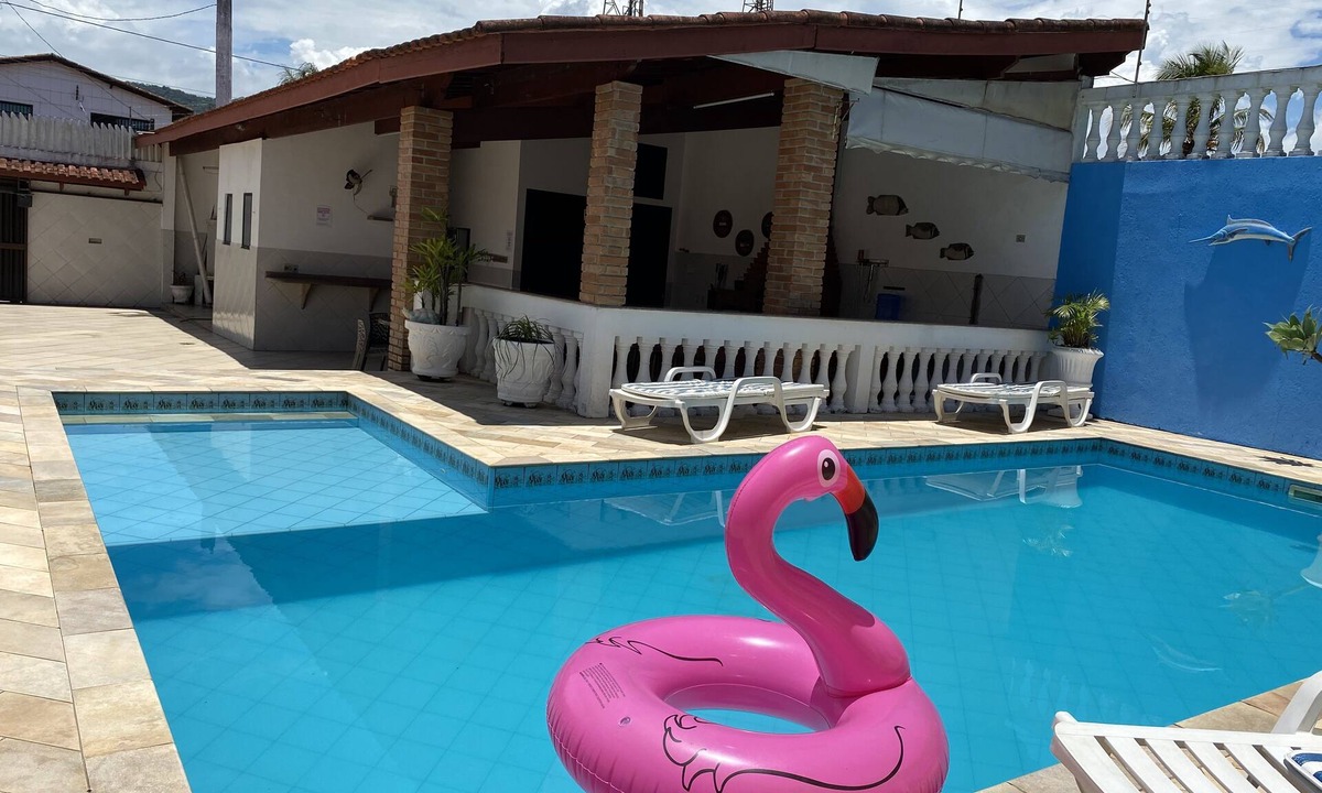 Santa Terezinha House | LARGE HOUSE IN ITANHAÉM, 6 BEDROOMS, 150 METERS FROM THE BEACH