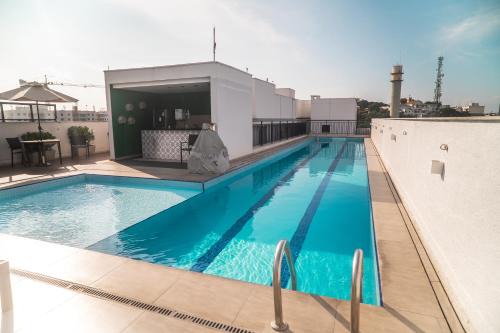 Sao Cristovao Apartment | Loft moderno com lazer no rooftop e self check-in