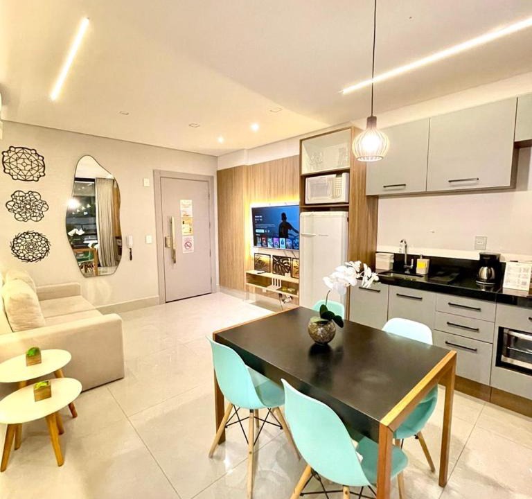 Jardim dos Estados Apartment | Luxuoso Estúdio no Vertigo para até 5 pessoas