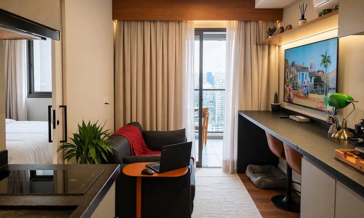 Brooklin Novo Apartment | Luxury apartment on the 25th floor with parking space and close to the Brooklyn Metro station.