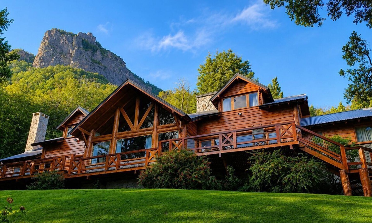 San Carlos de Bariloche House | Luxury Retreat with Spa at Arelauquen Golf & CC - Lake and Mountain Views