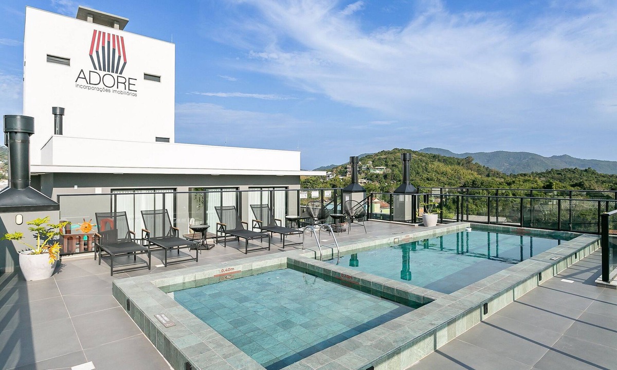 Cachoeira do Bom Jesus Apartment | Modern Apartment | Rooftop with Pool #CHA16