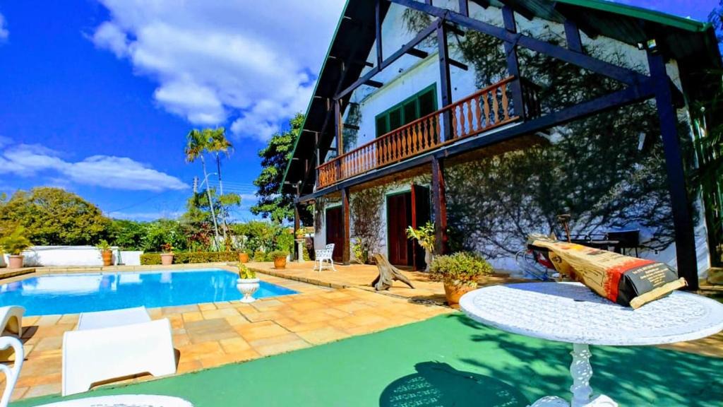 Estancia Santa Maria House | Paraíso com piscina e lareira no centro