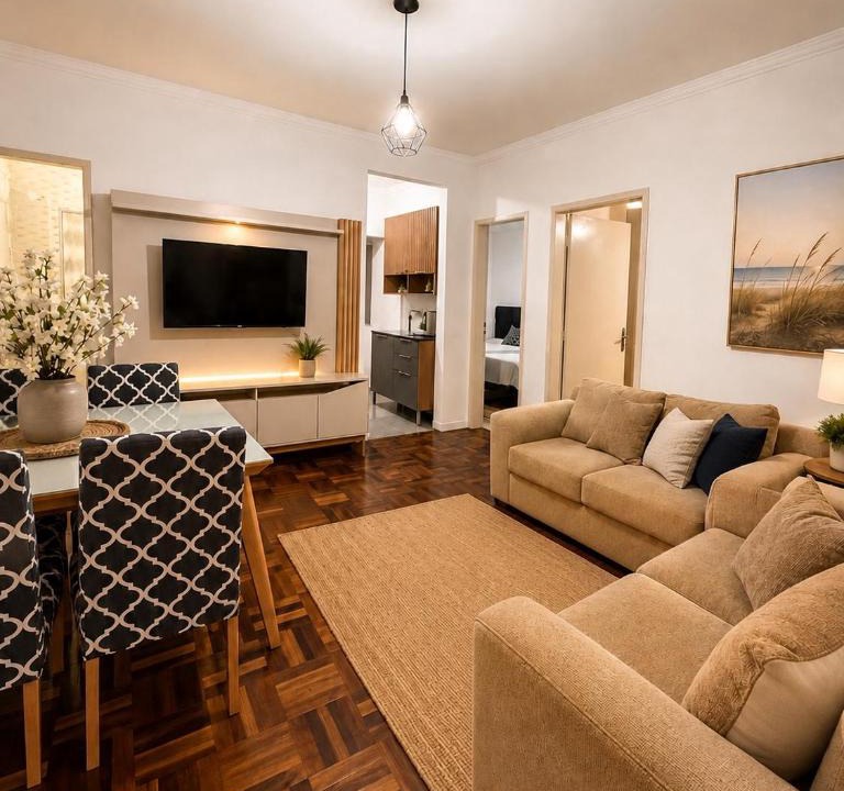 Tramandai Apartment | Roupa cama Wi-Fi garagem ar Cond beira mar 50 m