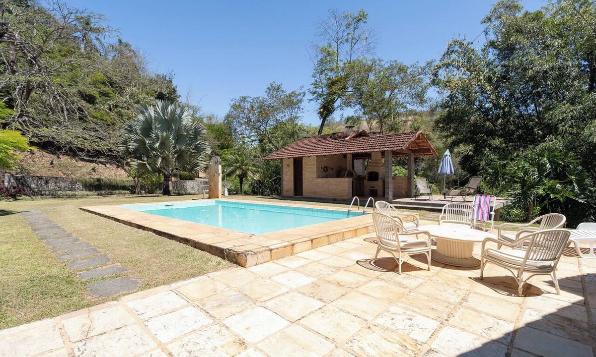 Vassouras House | Sítio Piscina, Churrasqueira e Lareira | Vassouras