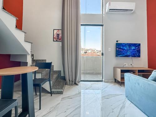 Sao Paulo Apartment | Studio CGH Confortaével Expo Imigr Zen Duplex AC