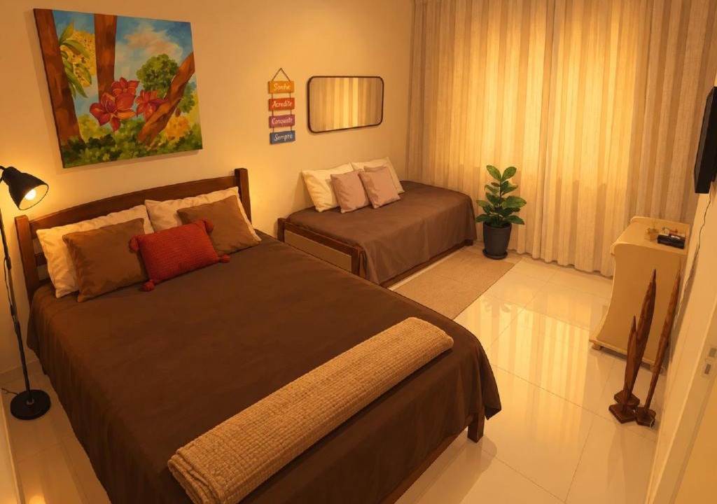 Aparecida Apartment | Studio Charmoso Frente à Praia da Aparecida - Vista Mar - Fonte do Sapo e Shopping Praiamar - Até 4 Pessoas - Wi-Fi