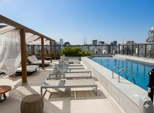 Consolacao Apartment | Studio com Vista Panorâmica no 16º andar - Nik Paulista - Consolação