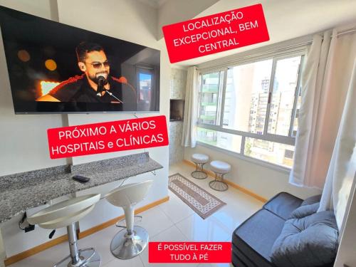 Centro Apartment | Studio Completo, Centro, Próximo a Hospitais, Vaga