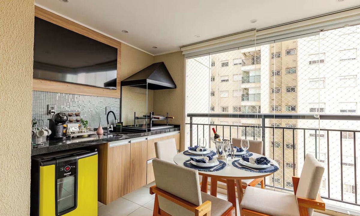 Picanco Apartment | Studio Luma | Gourmet balcony near GRU Airport