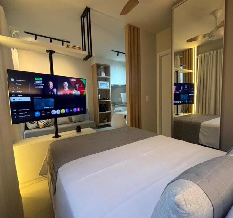 Portao Apartment | Studio Plus Portão - Sofisticação e Conforto - próx ao Shop Palladium - Hosp do Trabalhador - Col da PM