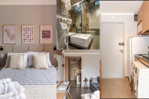 Vila Buarque Apartment | Studio Premium República ,Ar, Lava e Seca e Wi-Fi 300mb
